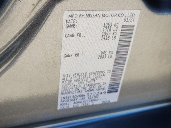 2024 Nissan Altima - Image 22
