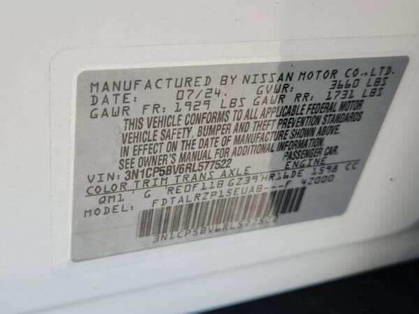 2024 Nissan Kicks - Image 22