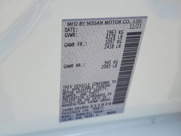 2024 Nissan Altima - Image 21