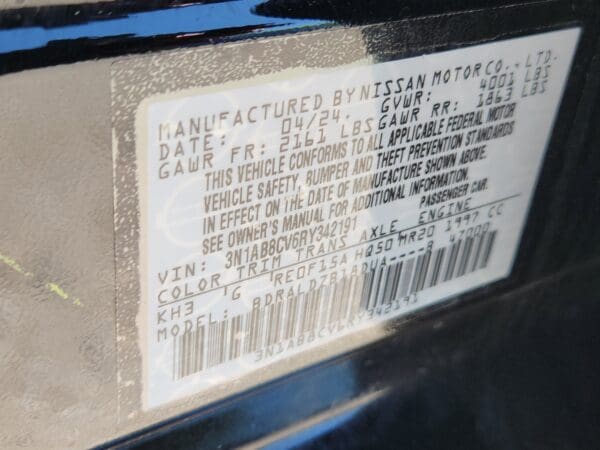 2024 Nissan Sentra - Image 22