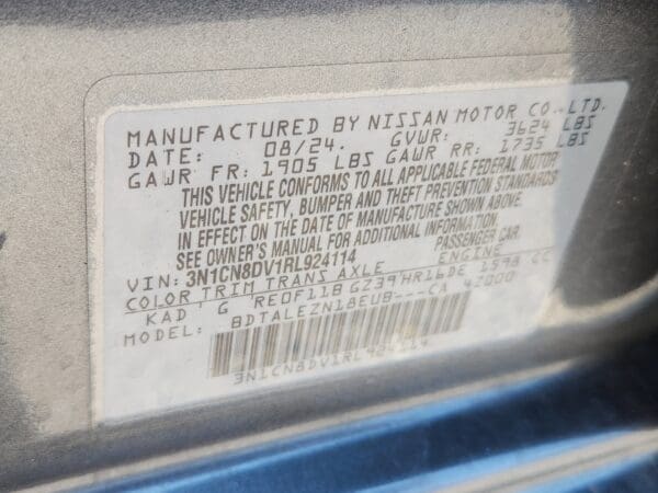 2024 Nissan Versa - Image 21