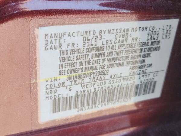 2023 Nissan Sentra - Image 22
