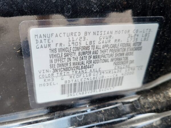 2024 Nissan Versa - Image 17