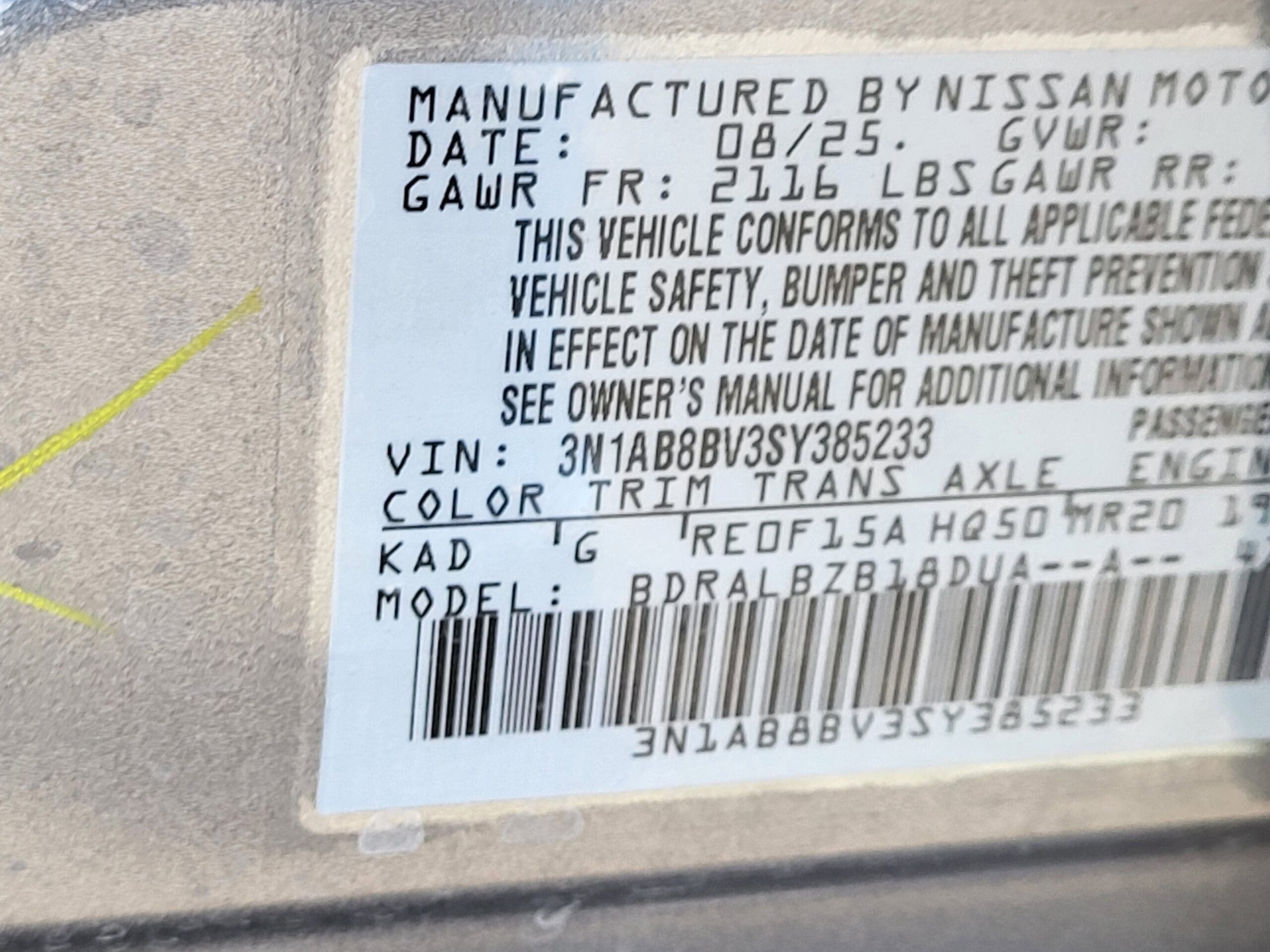 2025 Nissan Sentra - Image 18