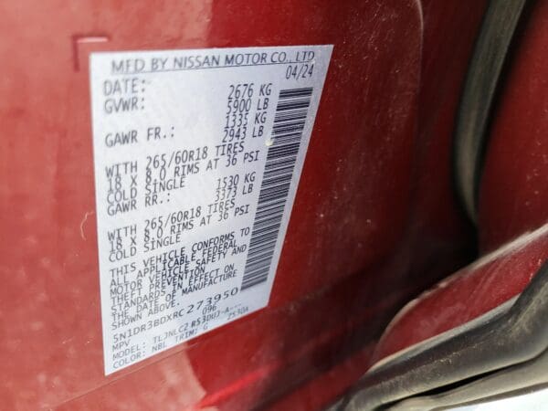 2024 Nissan Pathfinder