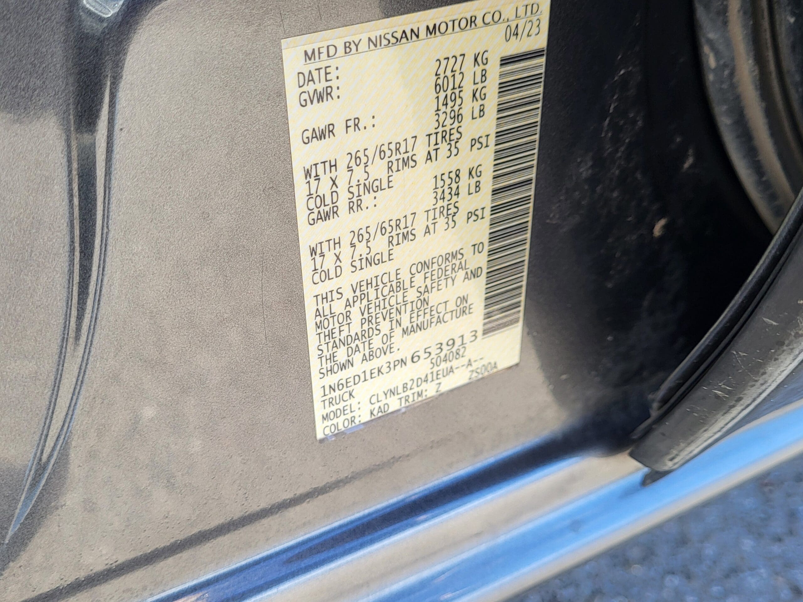 2023 Nissan Frontier - Image 20