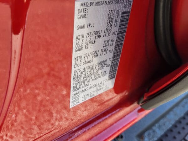 2025 Nissan Frontier