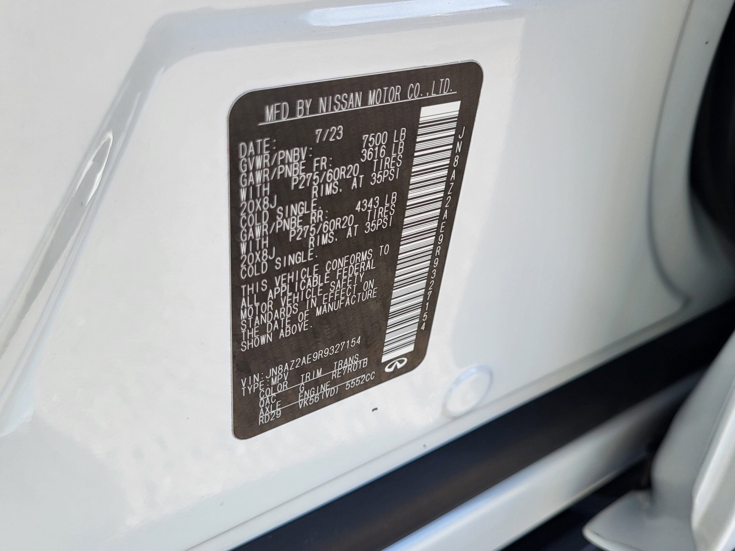 2024 INFINITI QX80 - Image 19