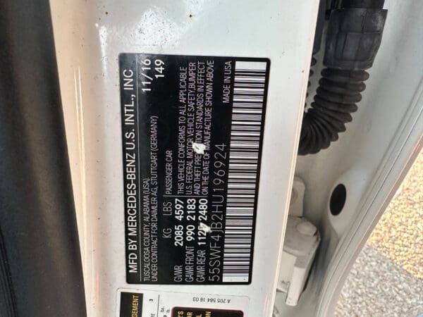 2017 Mercedes-Benz C-Class