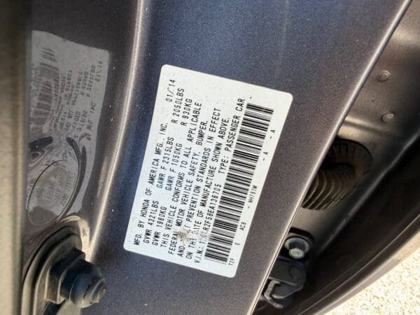 2014 Honda Accord