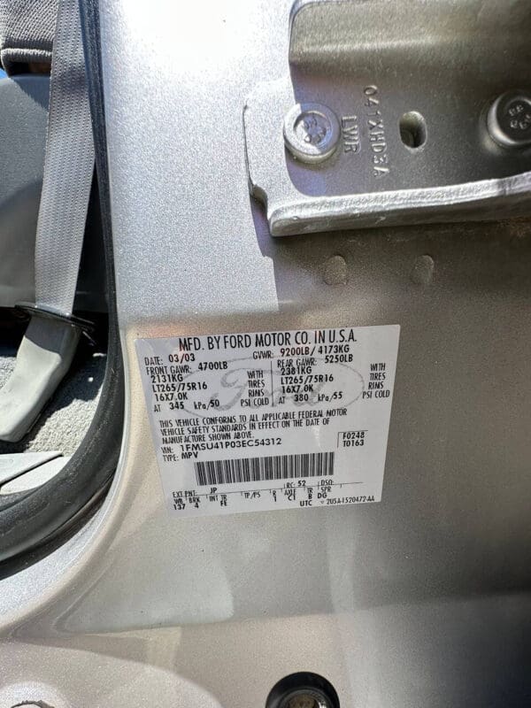 2003 Ford Excursion