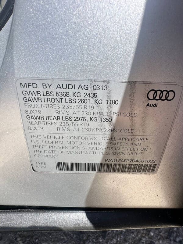 2013 Audi Q5