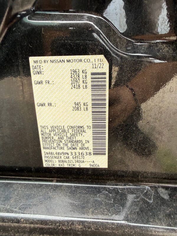 2023 Nissan Altima