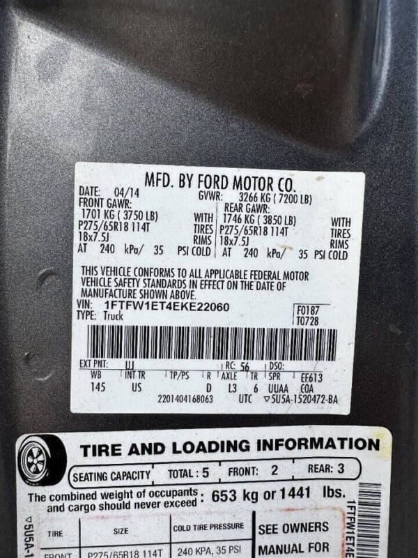 2014 Ford F-150