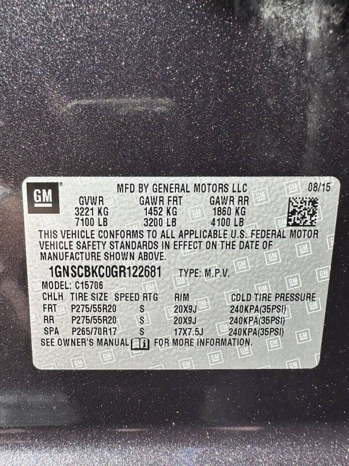 2016 Chevrolet Tahoe - Image 13