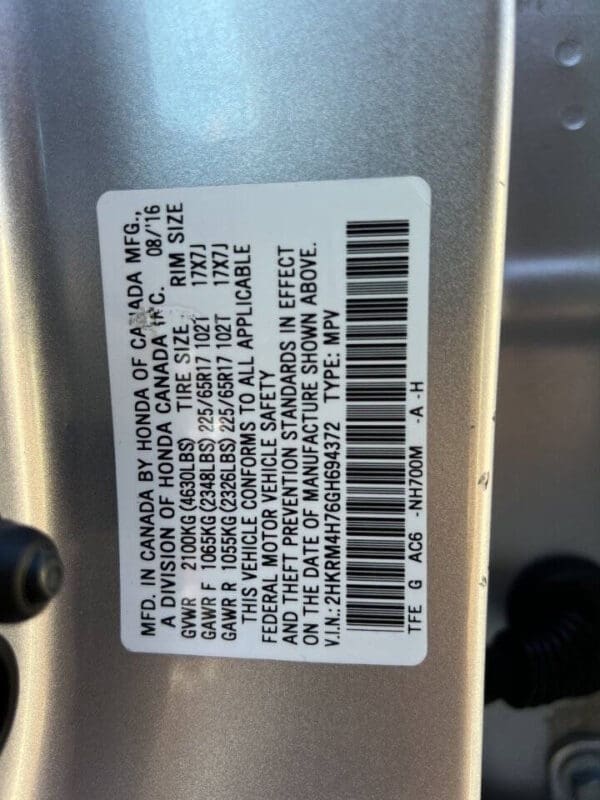 2016 Honda CR-V